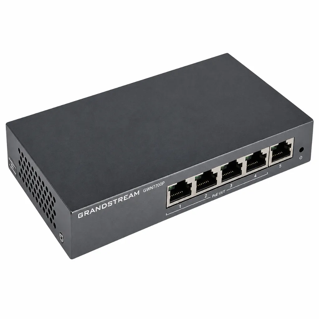 Switch 5 cổng PoE Gigabit Grandstream GWN7700P